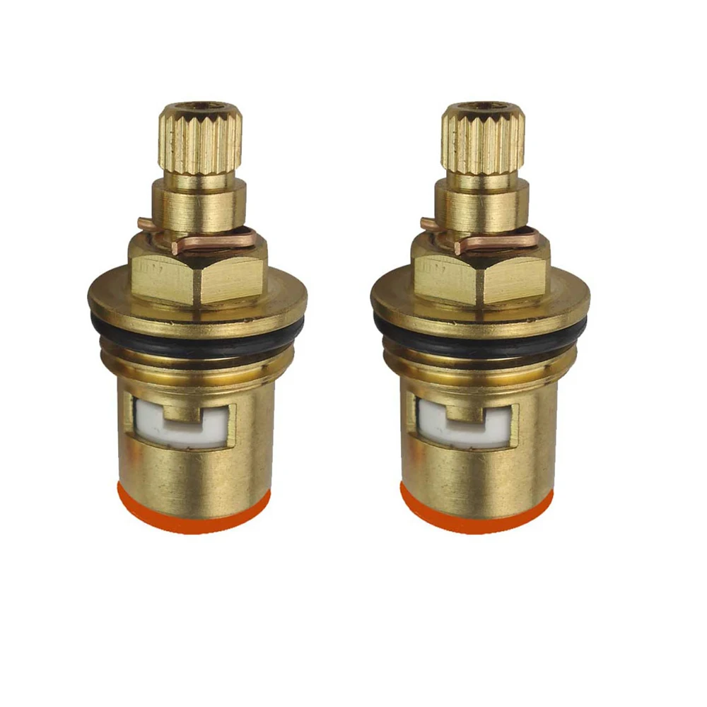 

2pcs 1/2 inch Replacement Brass Ceramic Disc Valve Tap Insert Basin Bath Clockwise [3]