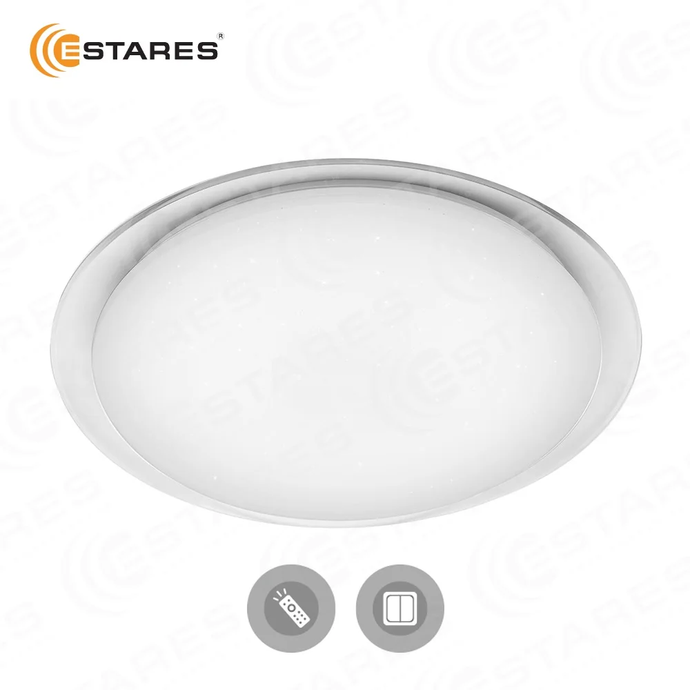 ESTARES NEW Modern Color Change LED Ceiling Lights SATURN 25W R-405-SHINY-220V-IP44