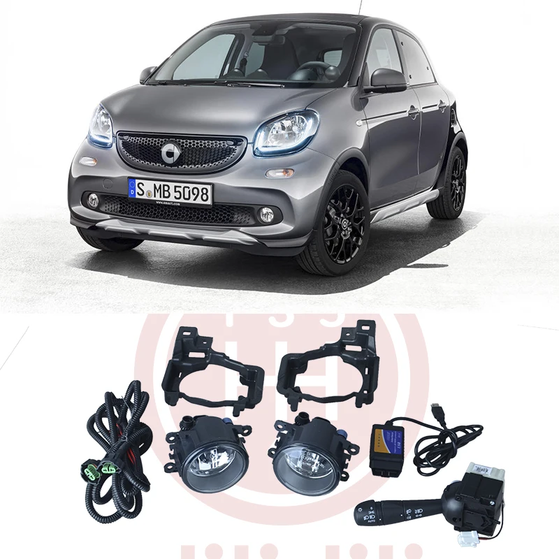 

OEM Fog Light Lamps Kit with Combination switch for Smart FORTWO W453 2015 2016 2017 2018 2019