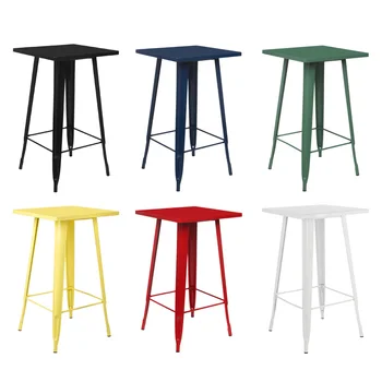 

SKLUM- Industrial style high steel LIX bar/café table, multiple colors
