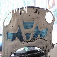 46 см x 70 см автомобильный кабин напольная крыша корпус акустическое звуко-и шумоизоляция изоляция белый бутил затухающий демпфер DIY