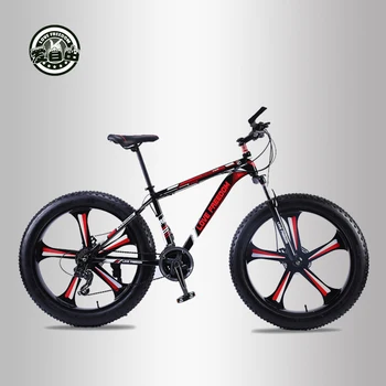 Любят свободу Высокое качество 7/24/27 Скорость 26*4,0 с крупными покрышками педали для велосипеда езды по Алюминий рамки горный велосипед задни...