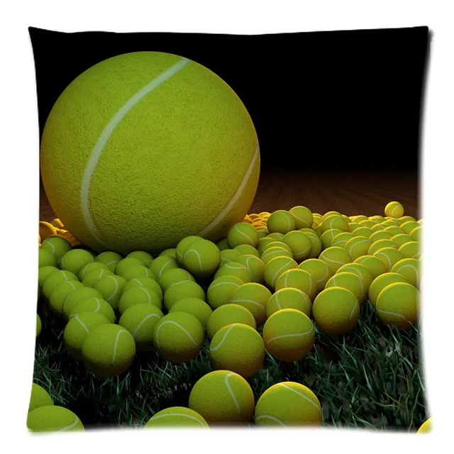 2018 Personalized Pillowcase Tennis Ball Print Pillow Cases Polyester