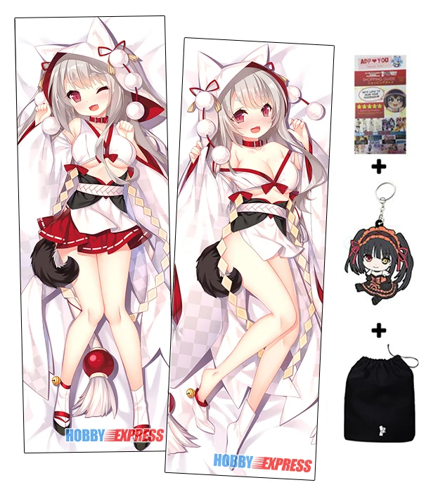 

Hobby Express Azur Lane Yuudachi Dakimakura Japanese Otaku Waifu Hugging Body Pillow Cover H3905A