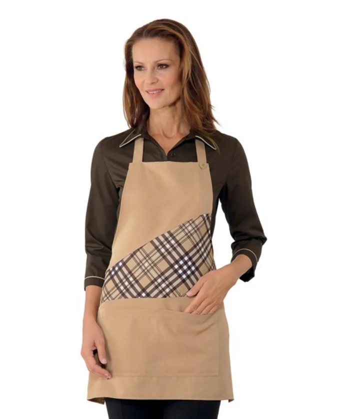 Фартук фантазии в клетку