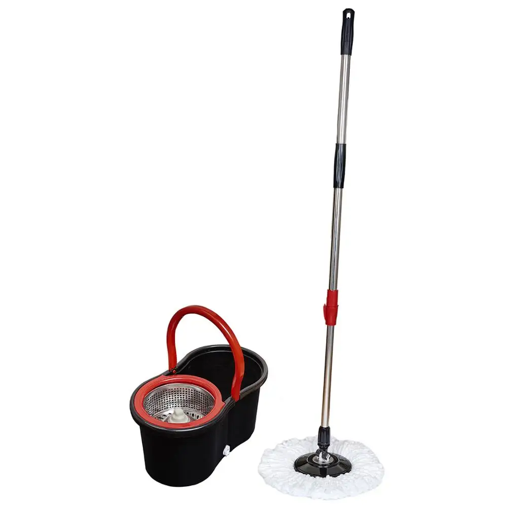 Billige SOKOLTEC Suspension Mopp Whee Eimer Hand Freies Auswringen Edelstahl Mopp Selbst Nass Spin Reinigung System Trockenen Reinigung Mikrofaser