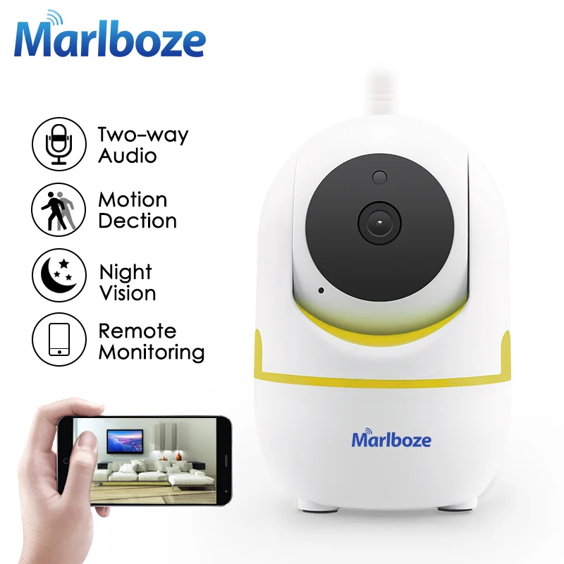 Meilleur Marlboze 1080 P HD Wifi caméra IP P2P ir cut Vision nocturne bidirectionnelle Audio bébé moniteur sans fil caméra de Surveillance de sécurité à domicile