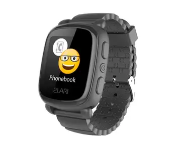 

ELARI KIDPHONE 2 BLACK SMART WATCH FOR CHILDREN SMARTWATCH WITH GPS AND SOS BUTTON EXCLUSIVE