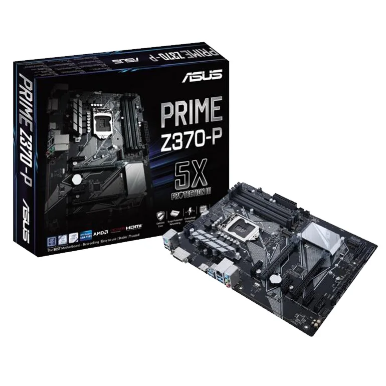 NEW For Asus PRIME Z370-P Motherboard Z370 Socket LGA 1151 DDR4 PCI-E SATA USB 3.0 Supports i7 8700K I5 8400 | Компьютеры и офис