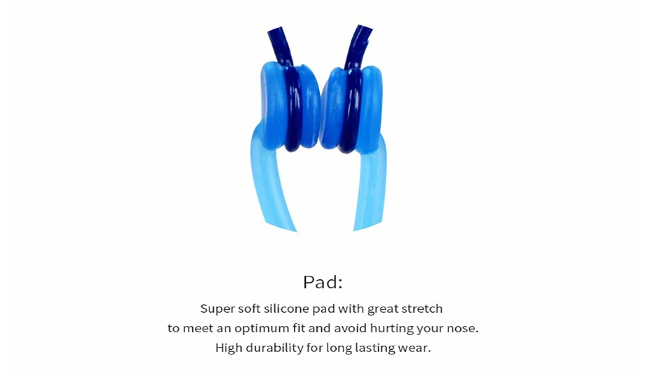 Аксессуары для LANE4, силиконовые накладки, зажим для носа с ремешком на голову и защитный чехол, защита от хлора, легкий, рекомендуется для взрослых, N0140