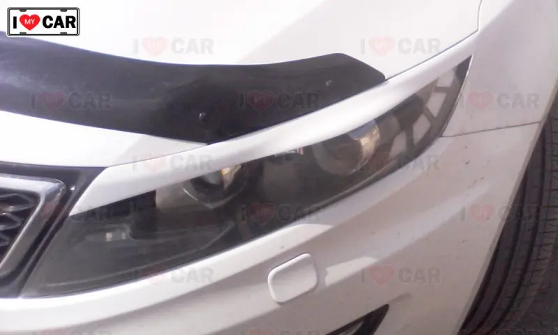Для Kia Optima 2010-брови фары веки автомобиля Стайлинг отделка наклейки крышка Брови Веки отделка тюнинг украшения