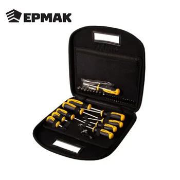 

ERMAK SCREWDRIVER SET high quality hand tool for the work at home multi-function rubber handle magnetic tip set sale 651-211