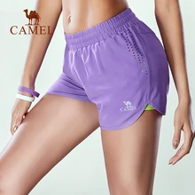 CAMEL Женские Спортивные шорты 2в1 спортивные колготки для бега дышащие быстросохнущие спортивные шорты для занятий фитнесом йогой