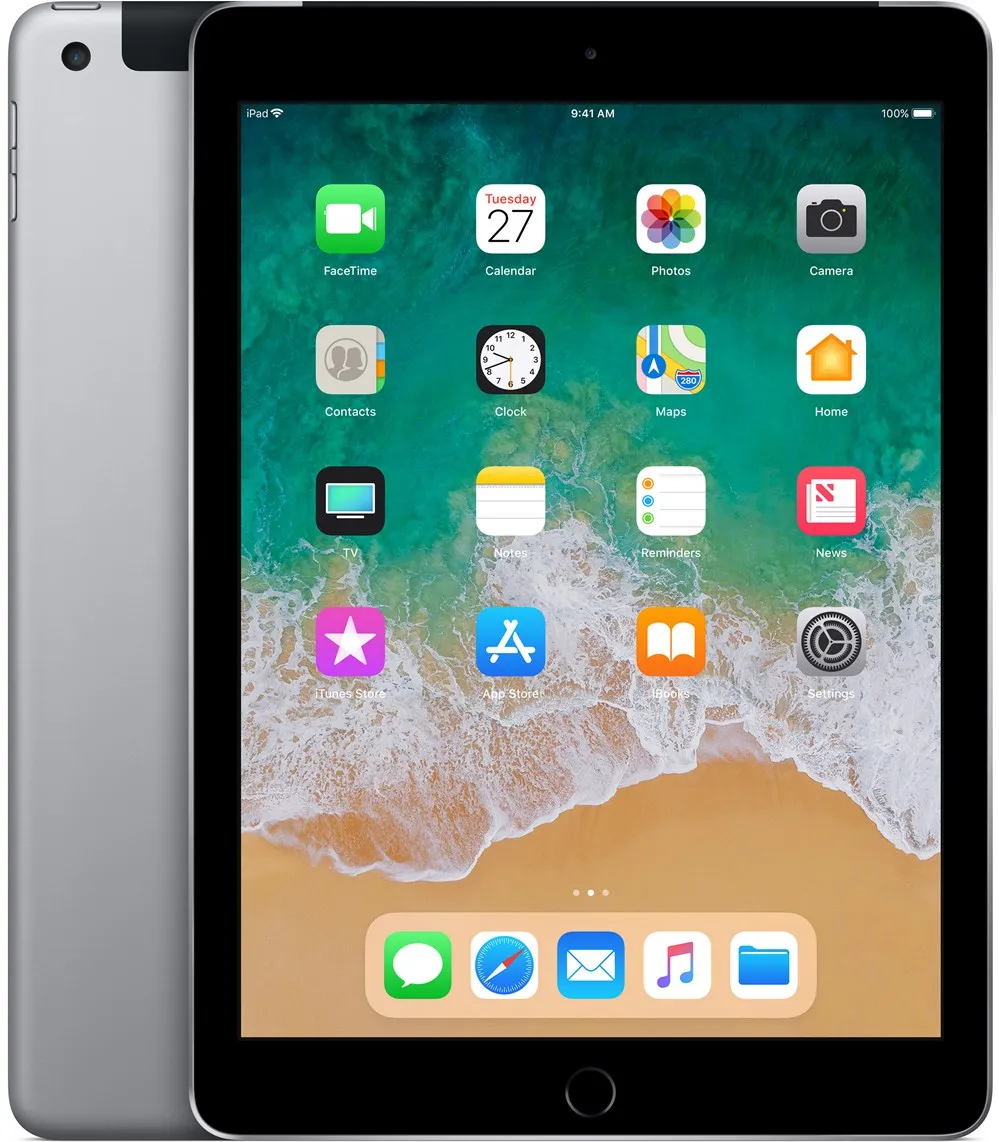 Apple iPad, 24,6 см (9,7 "), 2048x1536 пикселей, 32 ГБ, 3g, iOS 11, серый
