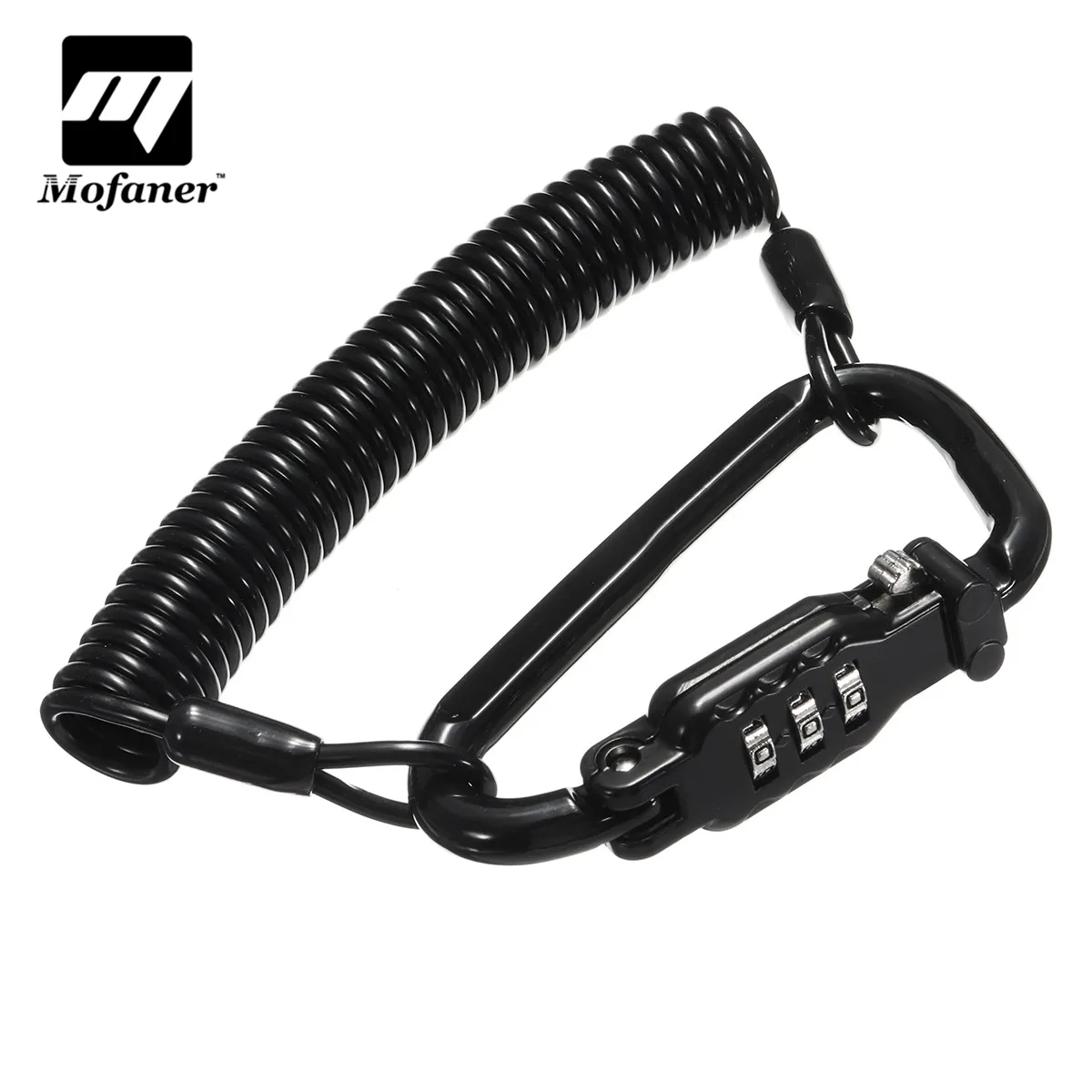 Mofaner Motorcycle Bicycle Security Helmet Lock Combination Coded PIN