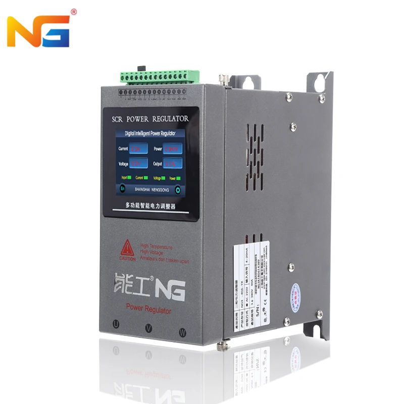 

NG1C-30A-YX single-phase touchscreen voltage regulator SCR nenggong 30A 1-5V 1-10V over temperature Heating control