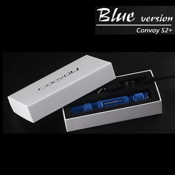 Convoy S2 + синий Алюминиевый сплав 2 7135x8 3/5 режимов EDC MAX 1067LM светодиодный светильник