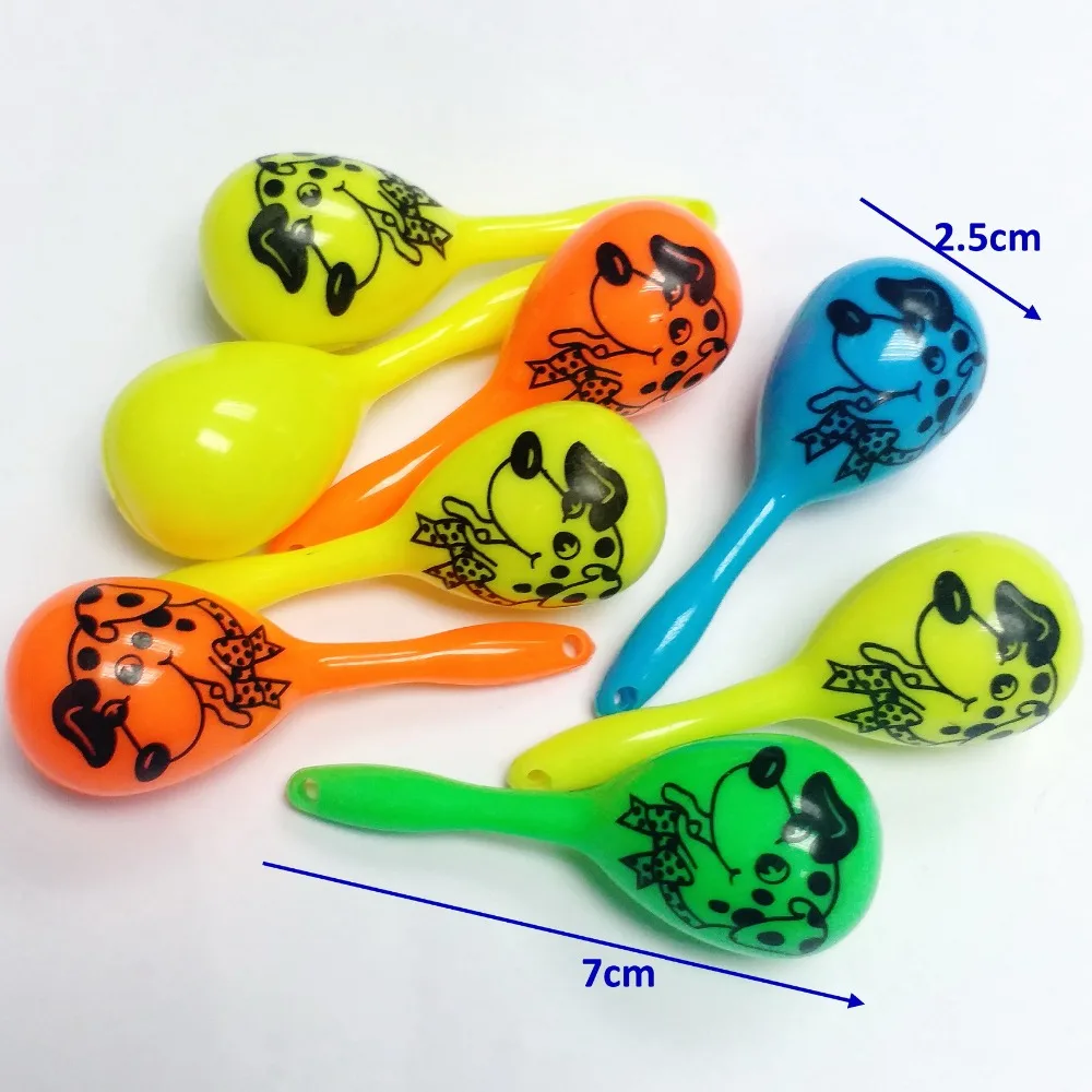 E424 - Mini 7cm dog maracas -    4g