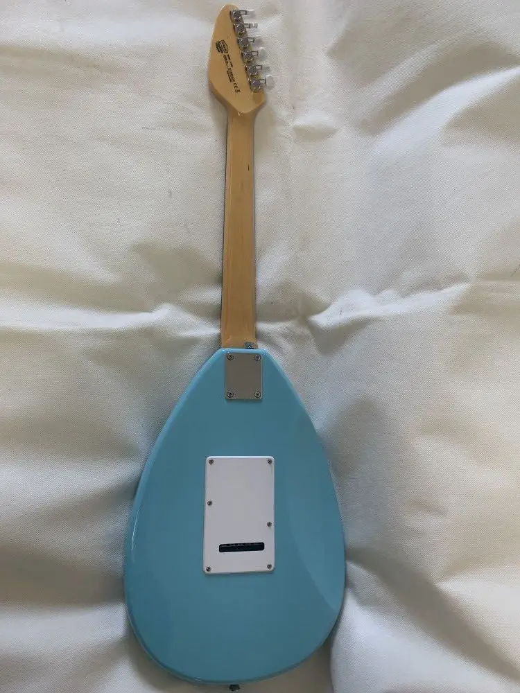 Китай пользовательские каплевидного типа vox гитара синий знак Treadrop электрогитара