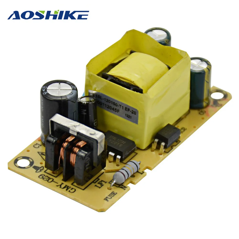 AOSHIKE 1Pc Inverter 12V1.5A Power Supply DC Adapter AC100 265V Input