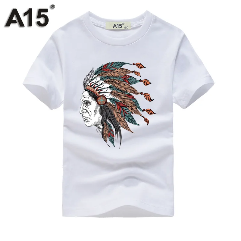 Лидер продаж, новая брендовая модная летняя футболка, повседневные футболки с 3d принтом тигра, хлопковая детская одежда для мальчиков и девочек, размер 8, 10, 12, 14 лет, A15 - Цвет: T0119White