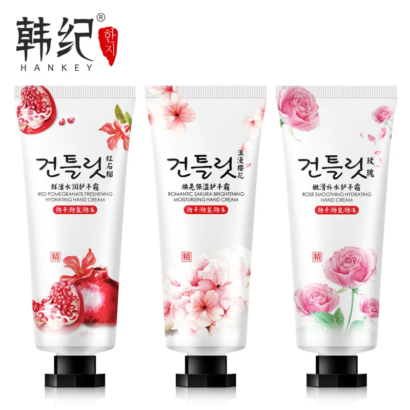 

Hand Care Hand Cream Cherry Rose Red Pomegranate Skin Care Moisturizing Hand Anti-wrinkle Chapping Repair Whitening Cream