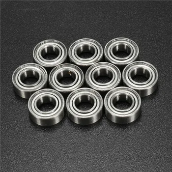 

10pcs 687ZZ 7*14*5mm Miniature roller Bearings Metal Shielded Ball Bearing
