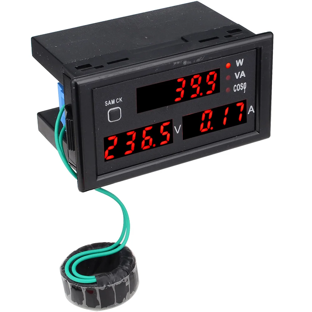 

Multi-function Power Meter DL69-2048 Digital Display AC Voltmeter Ammeter Power Factor Apparent Power Free Shipping 12002348