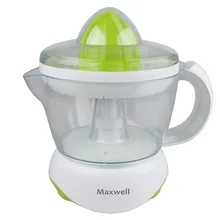 Соковыжималка электрическая MAXWELL MW-1107 G(Мощность 25 Вт, для цитрусовых, резервуар для сока 700 мл, функция реверса