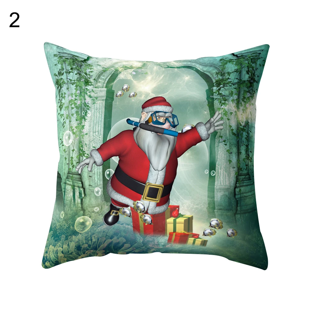 Рождество Лось Снеговик Пледы Наволочки дома Талия крышка|pillow case|throw pillow casespillow case