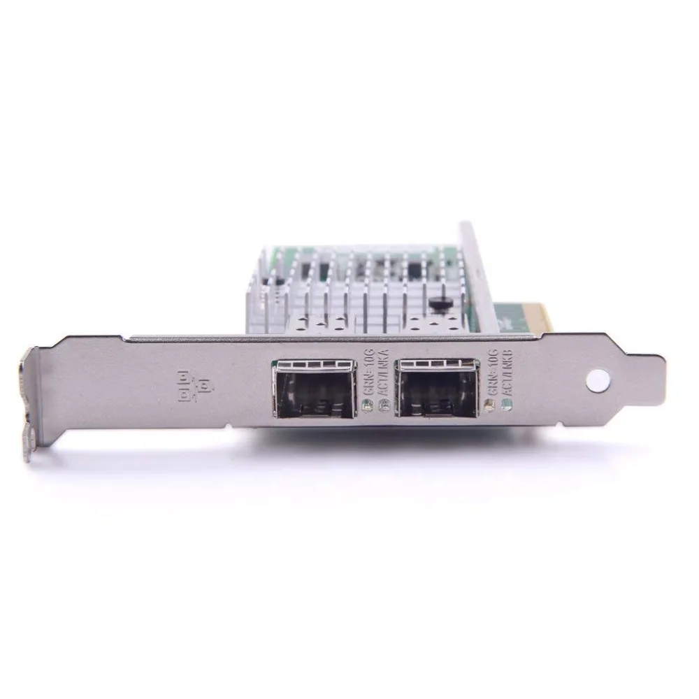 10Gtek для Intel E10G42BTDA 82599ES чип 10GbE Ethernet конвергентный сетевой адаптер X520 DA2/X520 SR2 PCI E X8 2