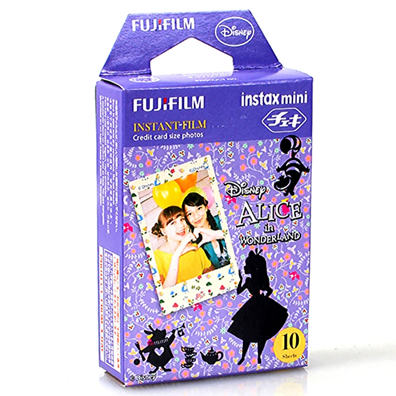 Фотопленка Fujifilm Instax Mini Alice in Wonderland Instant 100 для Fuji Mini 7s 8 8+ 9 25 50s 70 90 300 SP-1 2 принтера
