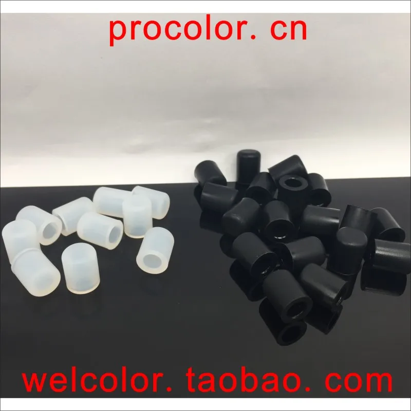 

OD 1mm 1 small round Clear silicon cap seal custom waterproof sealing Rubber stopper plug cap 3.8 5/32" mm Straight column Plug