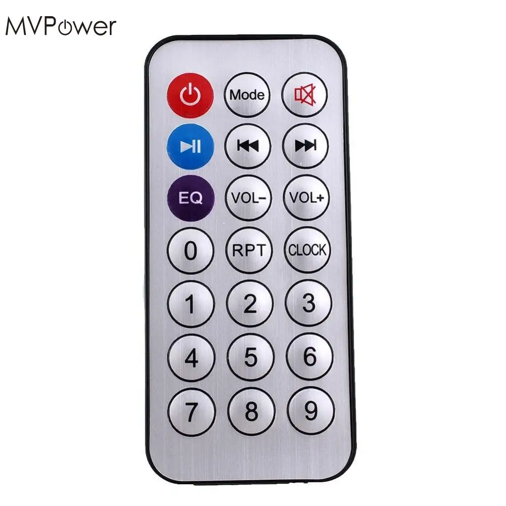 MVpower черный USB SD FM радио RS MMC аудио MP3 плеер модуль DC5V 12V DIY мини пульт дистанционного