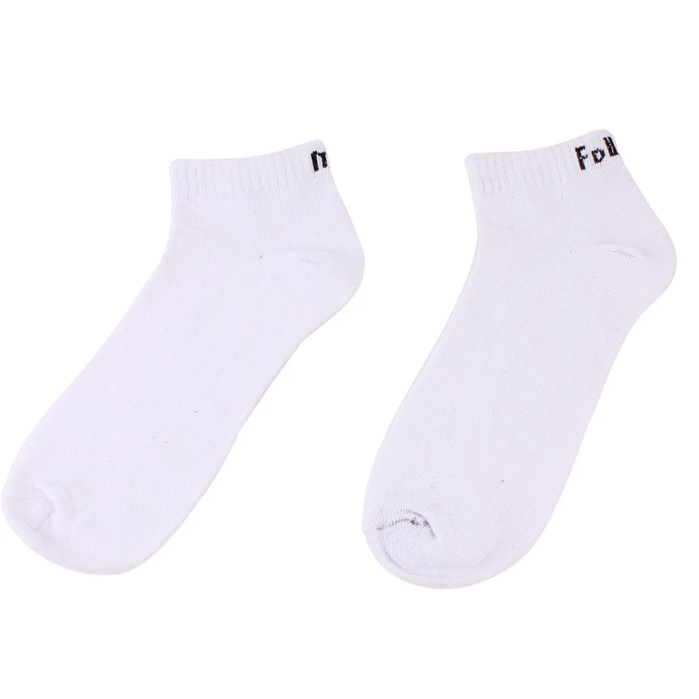 

Men Funny Follow Me Letter Print Ankle Breathable Casual Socks