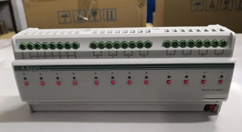 

Latest KNX/EIB GVS K-Smart KNX Switch Actuator 12 folds 6A per channel in KNX smart Home/Building automation System