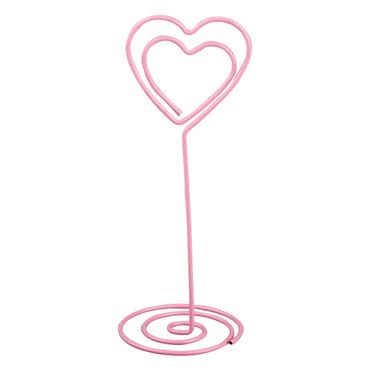 Kawaii Металлическая Офисная настольная папка фламинго для заметок розовая креативная линия формирования бизнес-держатель для карт фото папка украшение дома