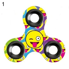 Funny Smile Trick Emoticon Fidget Hand Spinner Stress Relief Focus Desk Toy