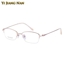 Monturas De Lentes Mujer De titanio puro gafas Monturas De gafas para Mujer