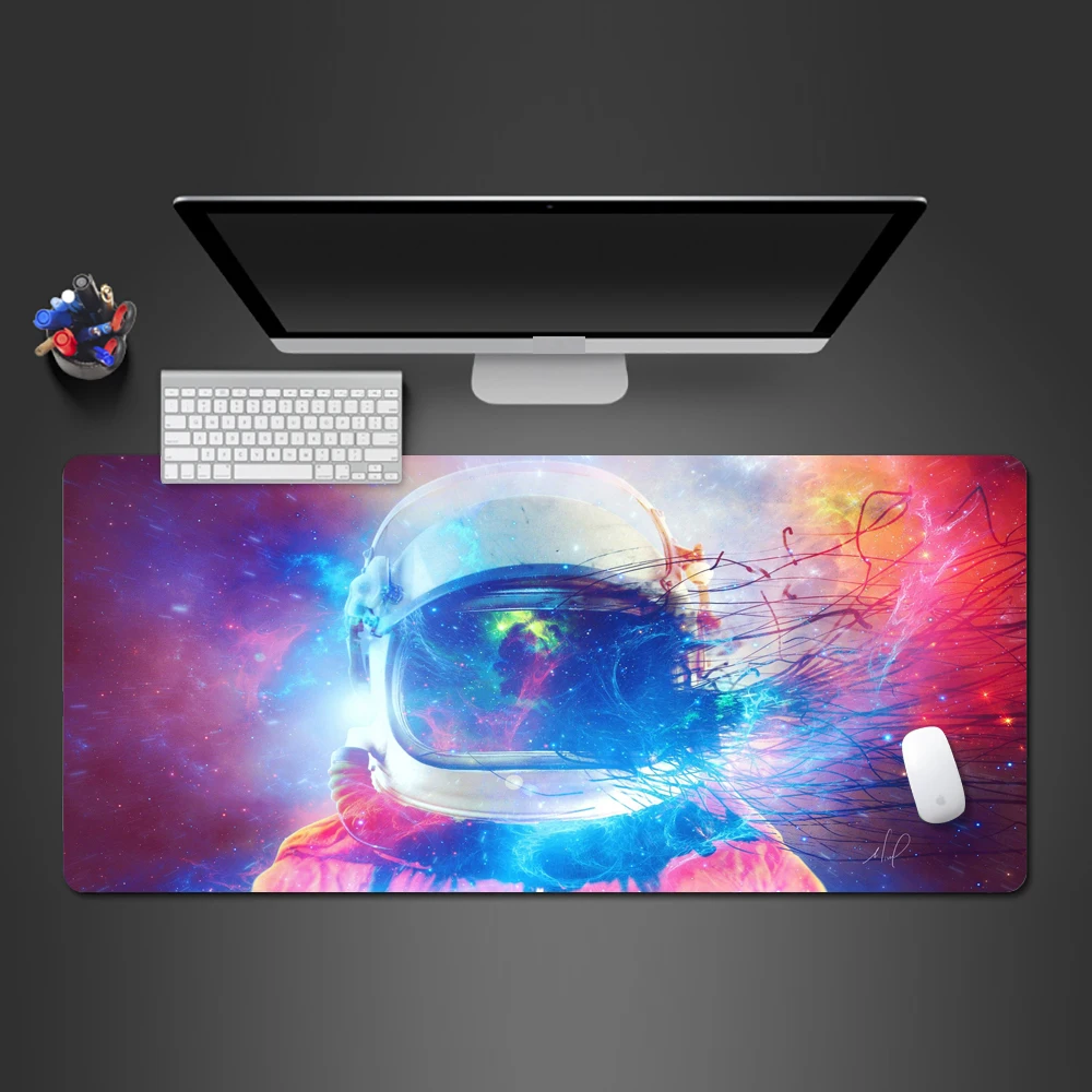 Space Traveler Mouse Pad High Quality Rubber PC Game Mouse Pad Computer