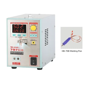 Best SUNKKO 797DH Battery Spot Welder For Lithium-ion Batteries 0.3mm With HB-70B Welding Pen