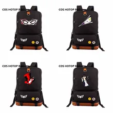 2018 NEW Backpack Persona 5 backpack Canvas cartoon student bookBag women men Knapsack Laptop bag shoulder Packsack 14 Styles