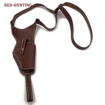 

Hunting Soft Leather Gun Holster Airsoft Military Glock 17 Pistol Underarm Holster Pouch