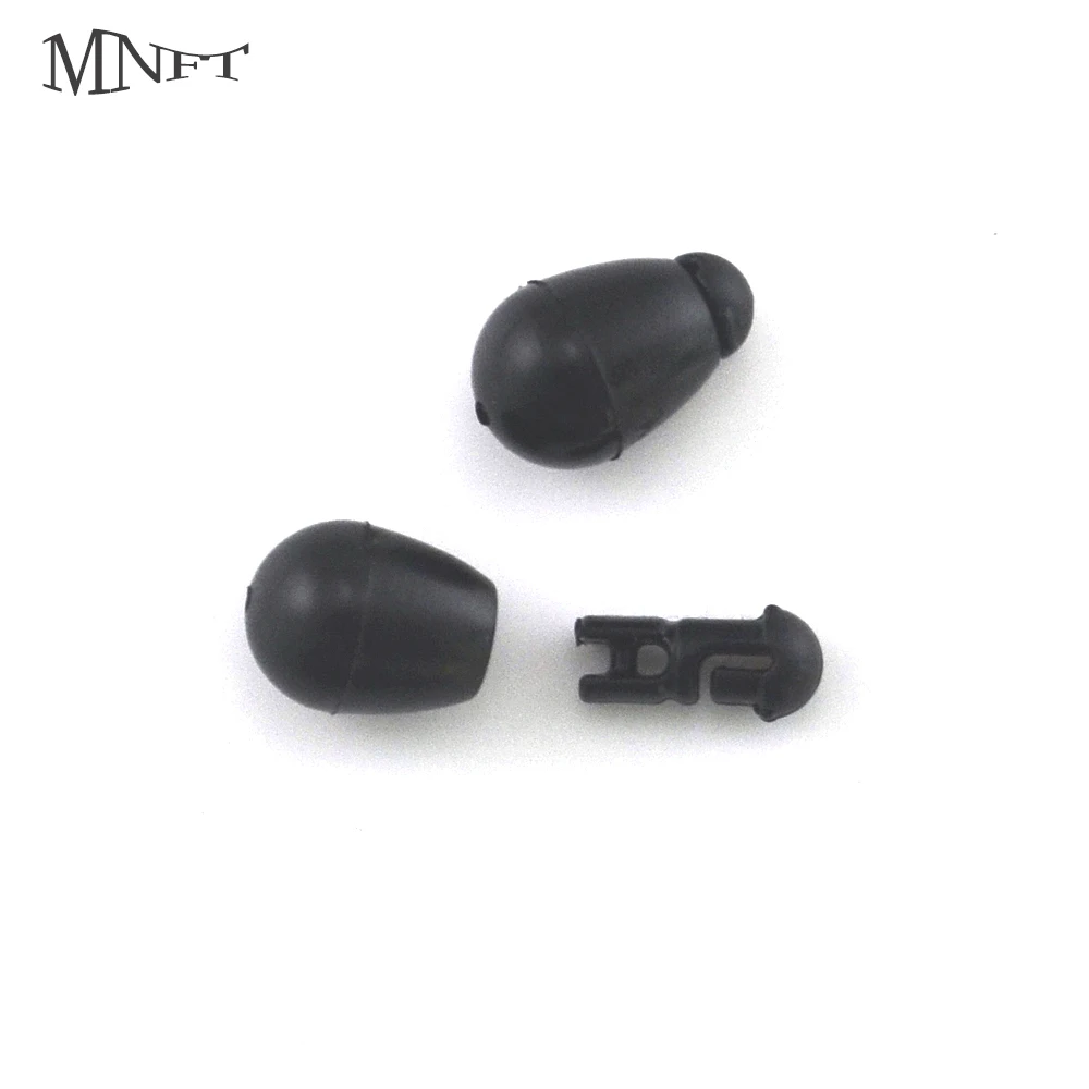 

MNFT 200PCS Carp Black Quick Change Beads Coarse & Match Terminal Tackle Wholesale Size M L