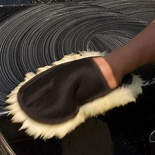 Soft Wool Car Wash Cleaning Glove gloves Car Motorcycle brush Washer for Car Care Cleaning tool