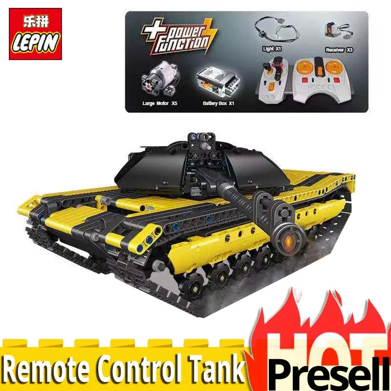 

2019 Lepin 23005 Technic MOC The Remote Control Tank Set stacking block Building Bricks boys toys birthday gift Educational car