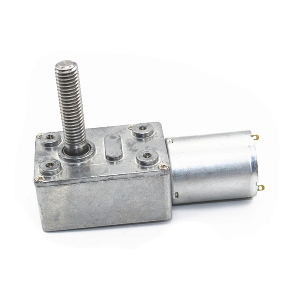 

1PC M8*33 DC12V 24V JGY370 Full Metal Turbo Worm Gearbox Reduction Gear Motor