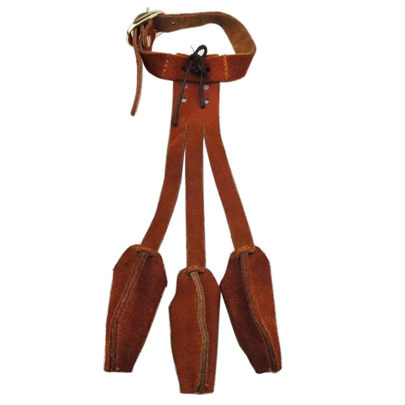 1pc Archery Finger Guard Cow Leather Finger Glove Tab Protection Finger Shooting Glove Hunting