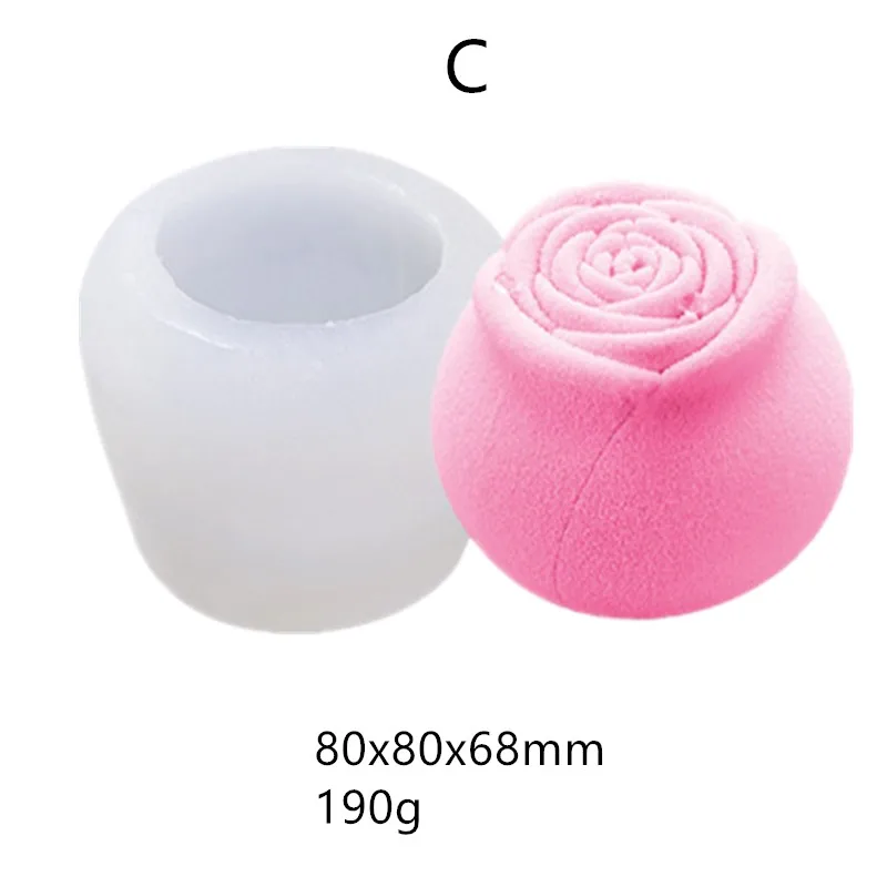 Большая силиконовая форма для мыла цветок розы 3D Мыло Плесень ручной работы ароматизированное мыло инструменты для украшения тортов из мастики силиконовая форма