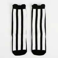 Children Girls Long sock Toddler baby boys knee socks solid stripe black white leg warmer 0 To 6 Year Spring autumn Kids socks 2